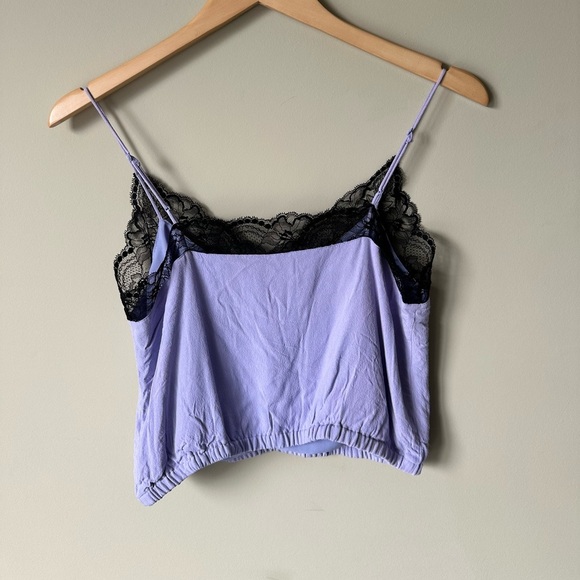 Aritzia Wilfred Free Agyness Camisole Lilac Black Size Small - Picture 2 of 4